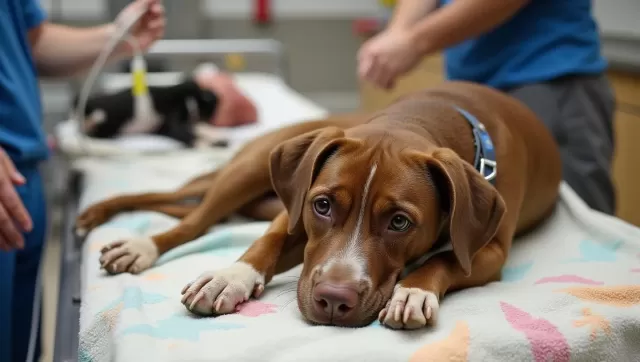 Texas Shelter Dog Saves Puppy with Blood Donation